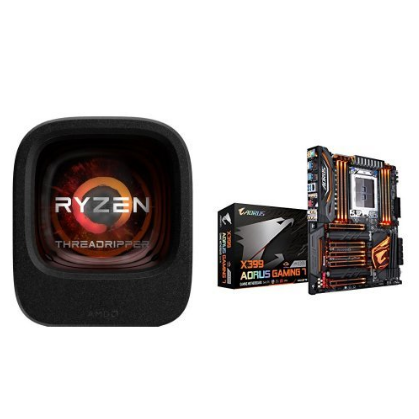 AMD Ryzen Threadripper 1950X (16-core/32-thread) Desktop Processor (YD195XA8AEWOF) and GIGABYTE X399 AORUS Gaming 7     $1089.99
