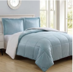 $55.99 ($239.99, 77% off) VCNY Micromink & Sherpa Reversible Comforter Set