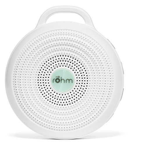Marpac Rohm Portable White Noise Sound Machine, Electronic, White, 3.7 Ounce, Only $19.99