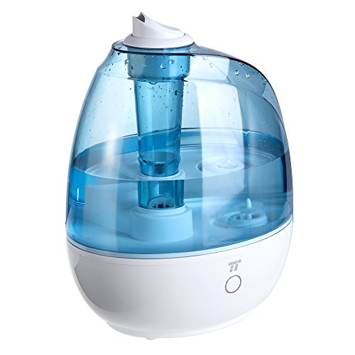 TaoTronics  TT-AH009  Humidifier, 2L Cool Mist Ultrasonic Humidifiers for Babies Bedroom, Zero Disturb Sleep Mode, Filter Free and Whisper Quiet, Only$19.99