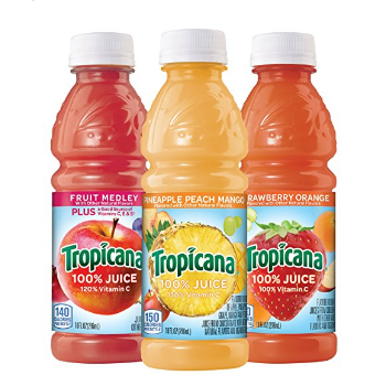 限Prime會員！Tropicana 多種果汁口味 10oz 24瓶  特價僅售 $10.91包郵