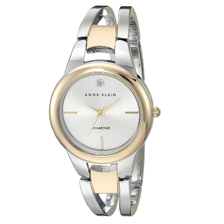 Anne Klein AK-2628BKGB 女士時裝腕錶  特價僅售$32.38