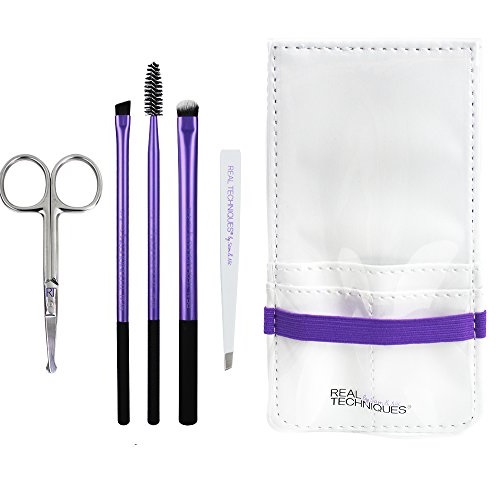 Real Techniques Brow Set with Ultra Plush, Synthetic Custom Cut Bristles for Perfect Sculpting and Flawless Results, Only $6.99, You Save $13.00(65%)