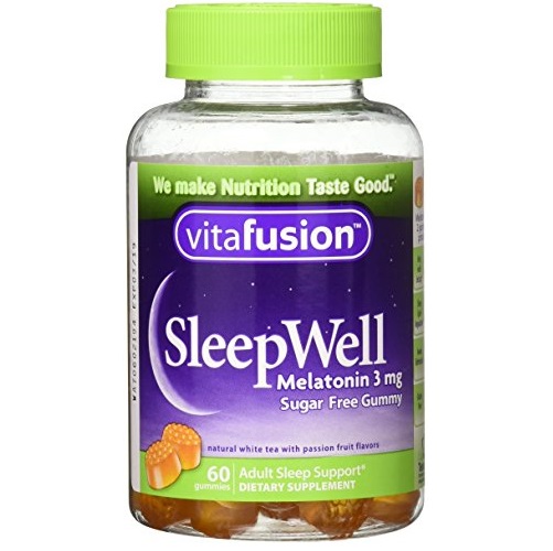 改善睡眠，Vitafusion 舒眠软糖，60粒/瓶，共3瓶，原价$22.49，现点击coupon后仅售$17.73