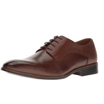 Steve Madden Men's Lassow Oxford, Tan Leather, 11.5 M US, Only $26.68, free shipping