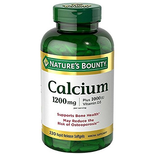 Nature's Bounty Absorbable Calcium 1200mg Plus 1000IU Vitamin D3, Softgels 220 ea, Only $11.58, free shipping after clipping coupon and using SS