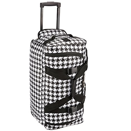 史低价！Rockland Luggage 22吋 带滚轮 拉杆行李包，原价$69.00，现仅售$20.70。多色可选