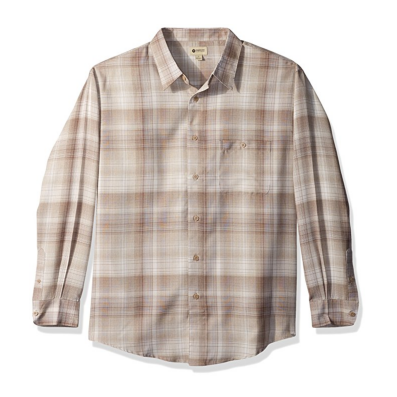 Haggar Men's Long Sleeve Microfiber Woven Shirt  $5.61