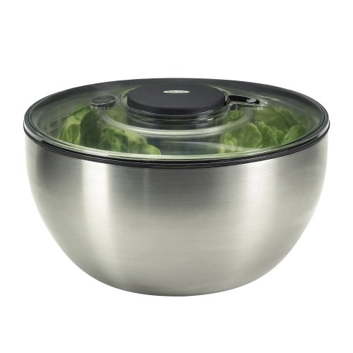OXO Steel Salad Spinner, Only $34.99, You Save $15.00(30%)