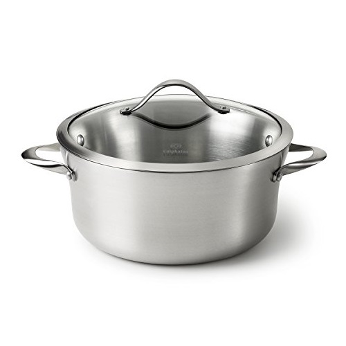 Calphalon Contemporary Stainless Steel 6.5-Quart Covered Sauce Pot, Only $69.99, You Save $30.00(30%)