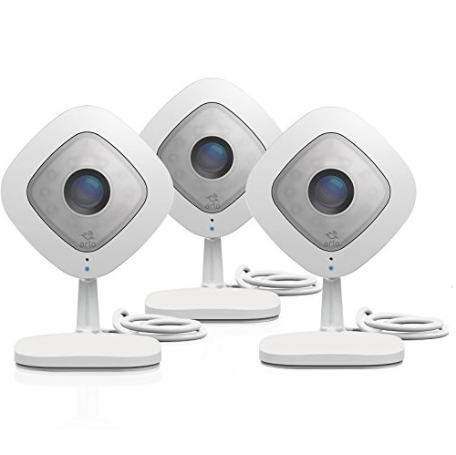 史低價！Netgear Arlo Q 1080P高清智能家用監視攝像頭3個裝，現僅售$343.99，免運費
