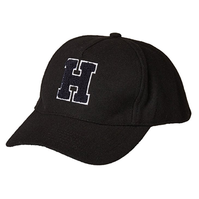 白菜！Tommy Hilfiger H Patch Flannel Cap 男士羊毛混紡棒球帽，原價 $42.00，現僅售 $7.84