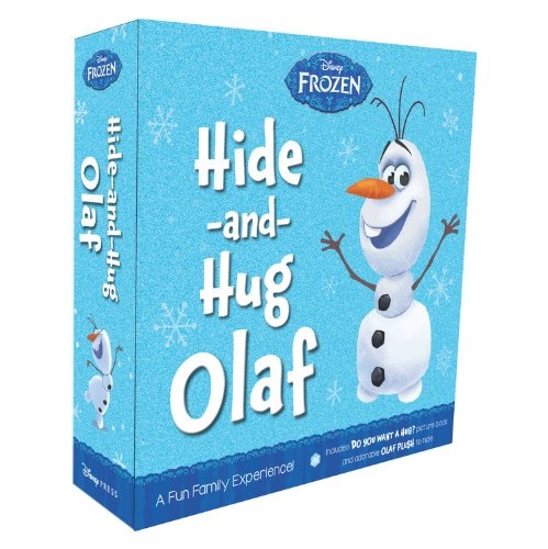節日禮物推薦！史低價！Frozen 冰雪奇緣 Hide-and-Hug Olaf 精裝繪本和玩偶套裝，原價$26.99，現僅售$10.77