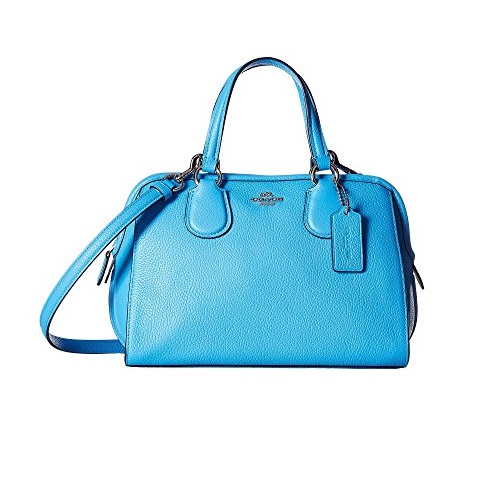 COACH Polished Pebble Leather Mini Nolita Satchel, only $89.99, free shipping