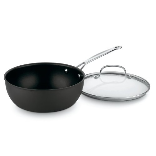 Cuisinart 635-24 Chef's Classic Nonstick Hard-Anodized 3-Quart Chef's Pan with Cover, Only $24.74, free shipping