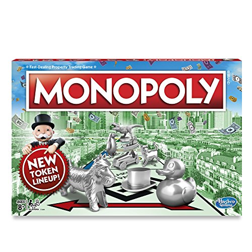 仅限Prime会员！ 人人会喜欢的游戏！Monopoly 大富翁纸板游戏，原价$19.99，现仅售$12.69