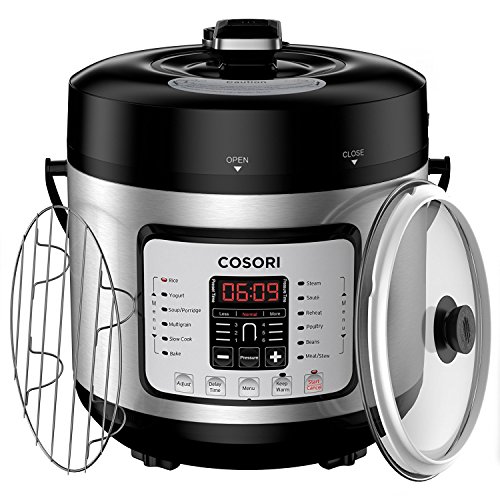 史低價！Cosori 7合1 多功能壓力鍋 6誇脫+不鏽鋼內鍋，原價$89.99，現點擊coupon后僅售$56.52，免運費