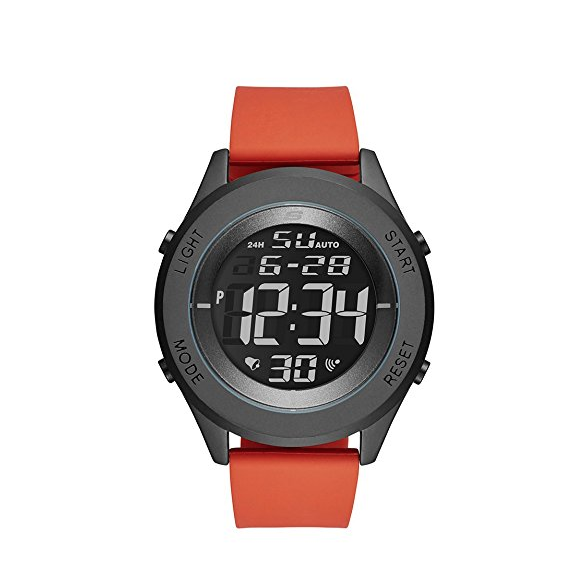 Skechers Men's Quartz Metal and Silicone Casual Watch, Color:Green (Model: SR5103) only $19.45
