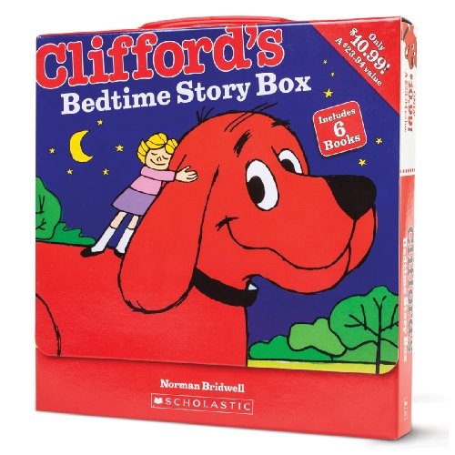 史低價！《Clifford』s Bedtime Story Box Clifford 的睡前故事合集》，共 6冊，原價$10.99，現僅售$5.87