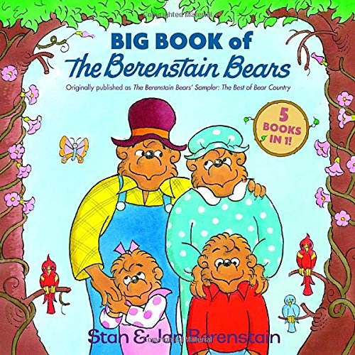 《 the Berenstain Bears 贝贝熊系列5合1》，精装大开本，原价$10.99，现仅售$5.99