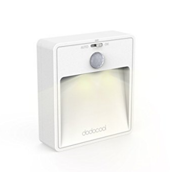 dodocool Motion Sensor LED Night Light   $8.59