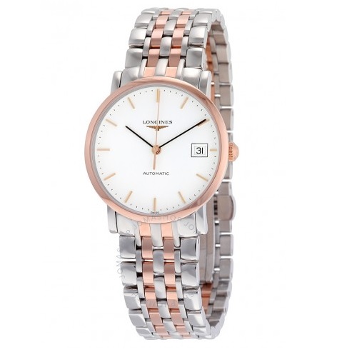 LONGINES Elegant Automatic White Dial 34.5 mm Watch L48095127 Item No. L4.809.5.12.7, only $1349.00, free shipping after using coupon code