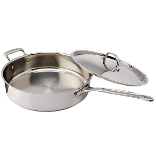 Cuisinart 733-30H Chef's Classic Stainless 5-1/2-Quart Saute Pan with Helper Handle and Cover, Only $29.98, free shipping