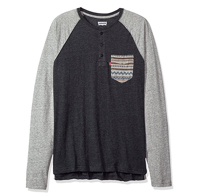 Levi's Men's Chabot Long Sleeve Snow Jersey Shirt only $10.20