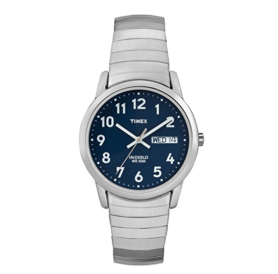 純白風格！Timex T20461不鏽鋼手錶, 原價$55, 現僅售$35.75, 免運費！