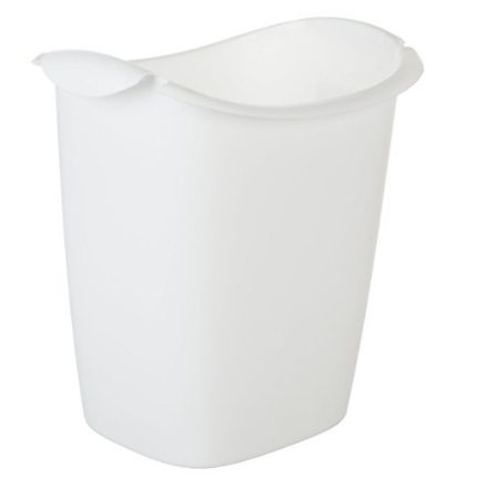 Rubbermaid FG238500WHT Recycler Wastebasket, 14-Quart, White, Only $8.09