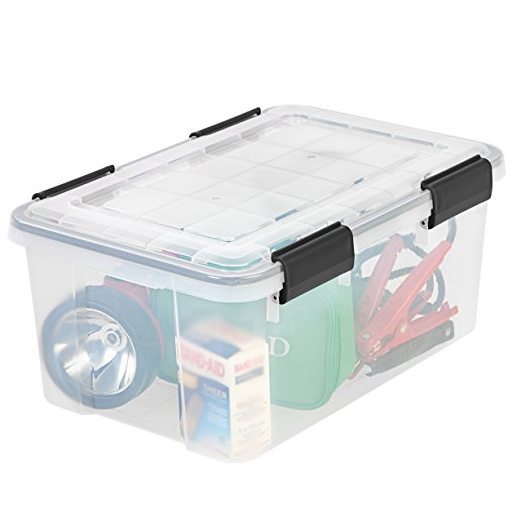 IRIS Weathertight Storage Box, 19 Quart - Clear $8.31