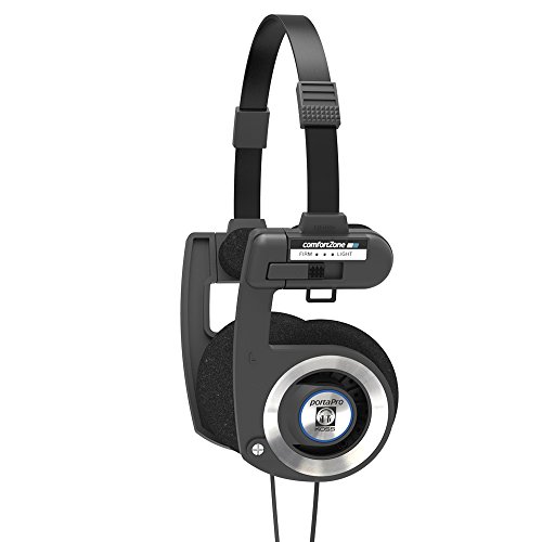Koss Porta Pro Black On Ear Headphones with Case Black, Only $24.99