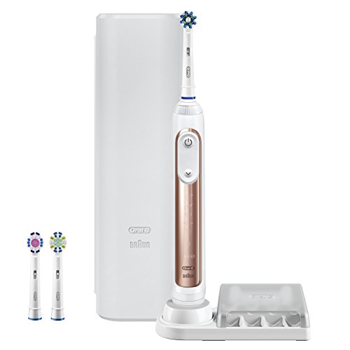 Oral-B Pro 7500 Power Rechargeable Electric Toothbrush Powered By Braun, Rose Gold, Only $94.94, free shipping