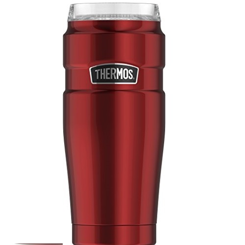 Thermos Stainless King 20 oz Travel Tumbler with 360 Degree Drink Lid, Cranberry, Only $14.68