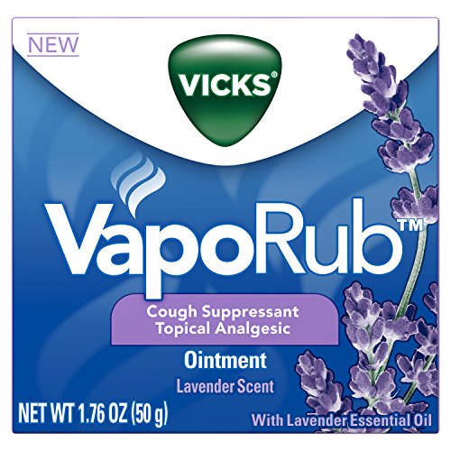 Vicks Vaporub Soothing Chest Rub Cough Suppressant Ointment, Lavender, 1.76 Oz, Only$4.44  after clipping coupon