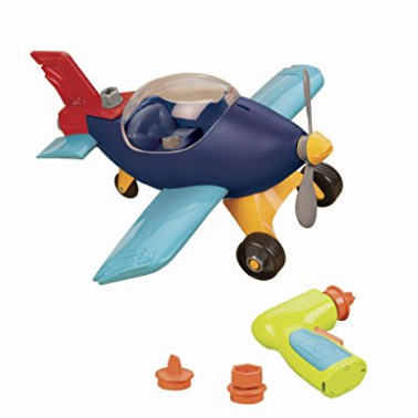 史低价！B. toys 小小机械师 拼拆飞机玩具套装 22件   特价仅售$7.79