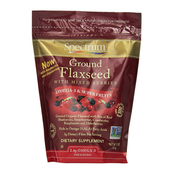 Spectrum Essentials Ground Flaxseed with Mixed Berries, 12 Ounce only $4.95