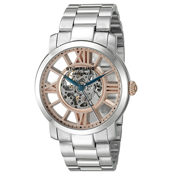 Stuhrling Original Men's 'Legacy' Automatic Stainless Steel Casual Watch (Model: 280B.331114) only $99