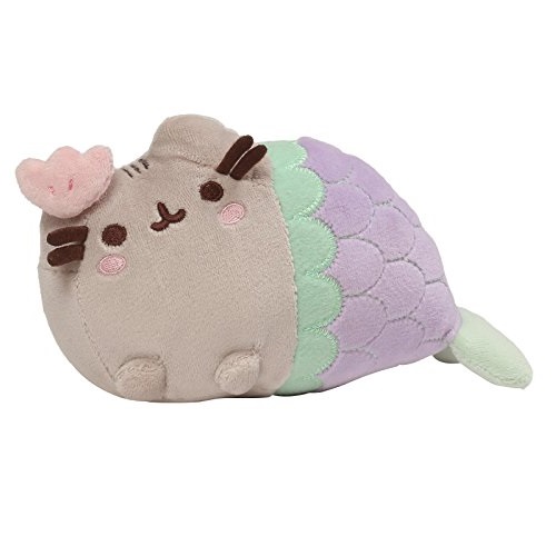 Gund Pusheen Shell Mermaid Stuffed Cat Plush, 7