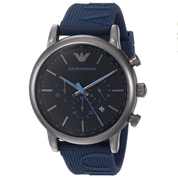 史低價！EMPORIO ARMANI AR11023 男士腕錶，原價 $225.00，現僅售 $133.98，免運費