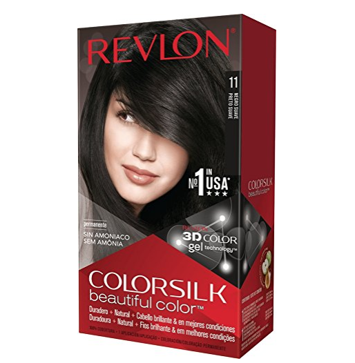 Revlon Colorsilk 露华浓柔黑色染发剂, 现仅售$3.69