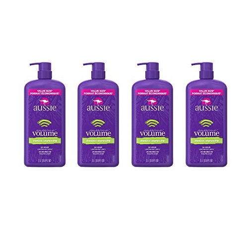 Aussie Aussome Volume Shampoo, 33.8 Fl  Oz (Pack of 4), Only$22.96 after clipping coupon
