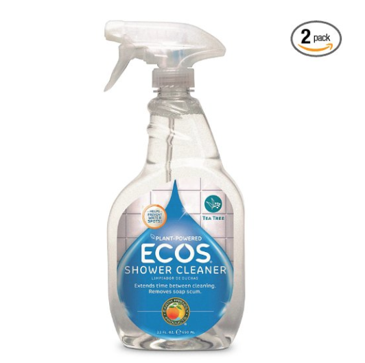 Earth Friendly Products Shower Cleaner with Tea Tree Oil, 22-Ounce (Pack of 2) only $5.58