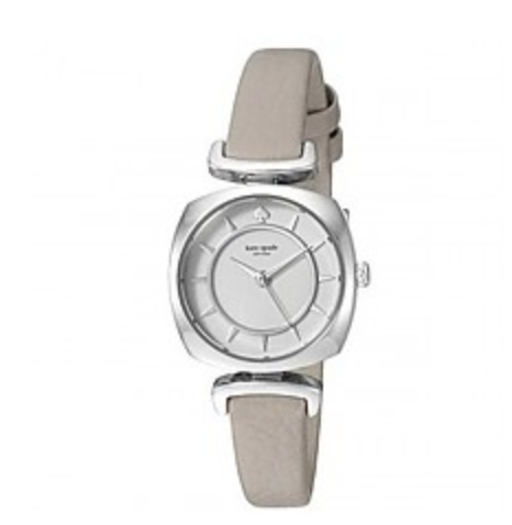 kate spade new york Women's 'Barrow' Quartz Stainless Steel and Leather Casual Watch, Color:Grey (Model: KSW1321), Only $89.99, You Save $60.01(40%)