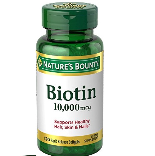Nature's Bounty Biotin 10,000 mcg, 120 Softgels, Only $6.85 after clipping coupon