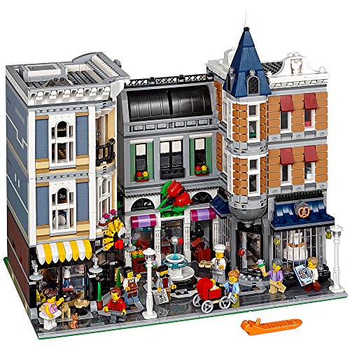 补货！巅峰之作！乐高街景十周年！LEGO乐高 Creator创意街景 10255 经典建筑 城市广场，，现仅售$279.95，免运费