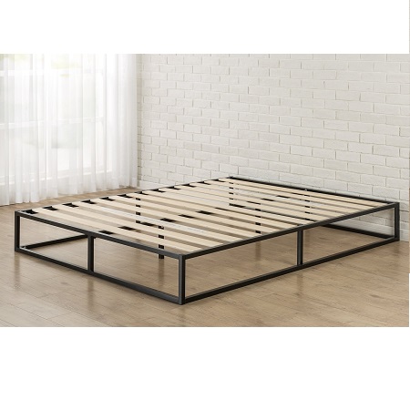 Zinus Modern Studio 10 Inch Platforma Low Profile Bed Frame / Mattress Foundation / Boxspring Optional / Wood slat support, Queen, Only $93.00, free shipping