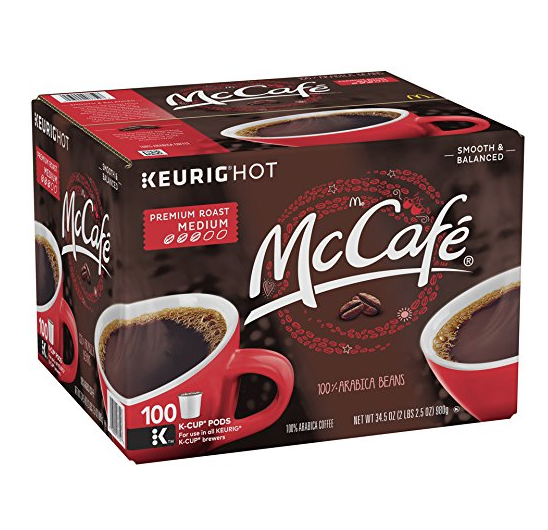 MCCAFE 優質中度烘焙膠囊咖啡 100個裝, 現點擊coupon后僅售$31.98, 免運費！