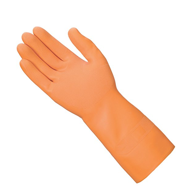 Mr. Clean Ultra Grip, Heat Resisting, Soft Cotton Flock Lining, Extreme Non-Slip Diamond Grip Gloves, Small only $1.80