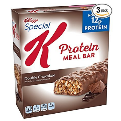 Special K Protein Meal Bar, Double Chocolate, 6-Count Boxes (Pack of 3) $8.20